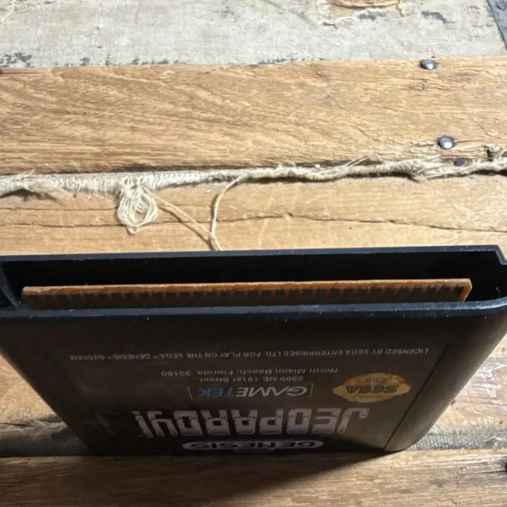 SEGA Jeopardy! (Sega Genesis) Game Cartridge - GameTek Publisher